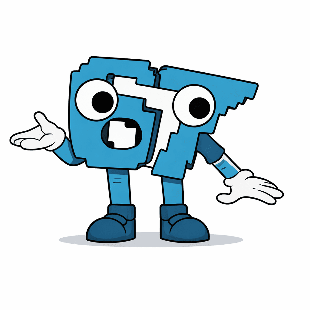 67 character mascot for 6767.lol